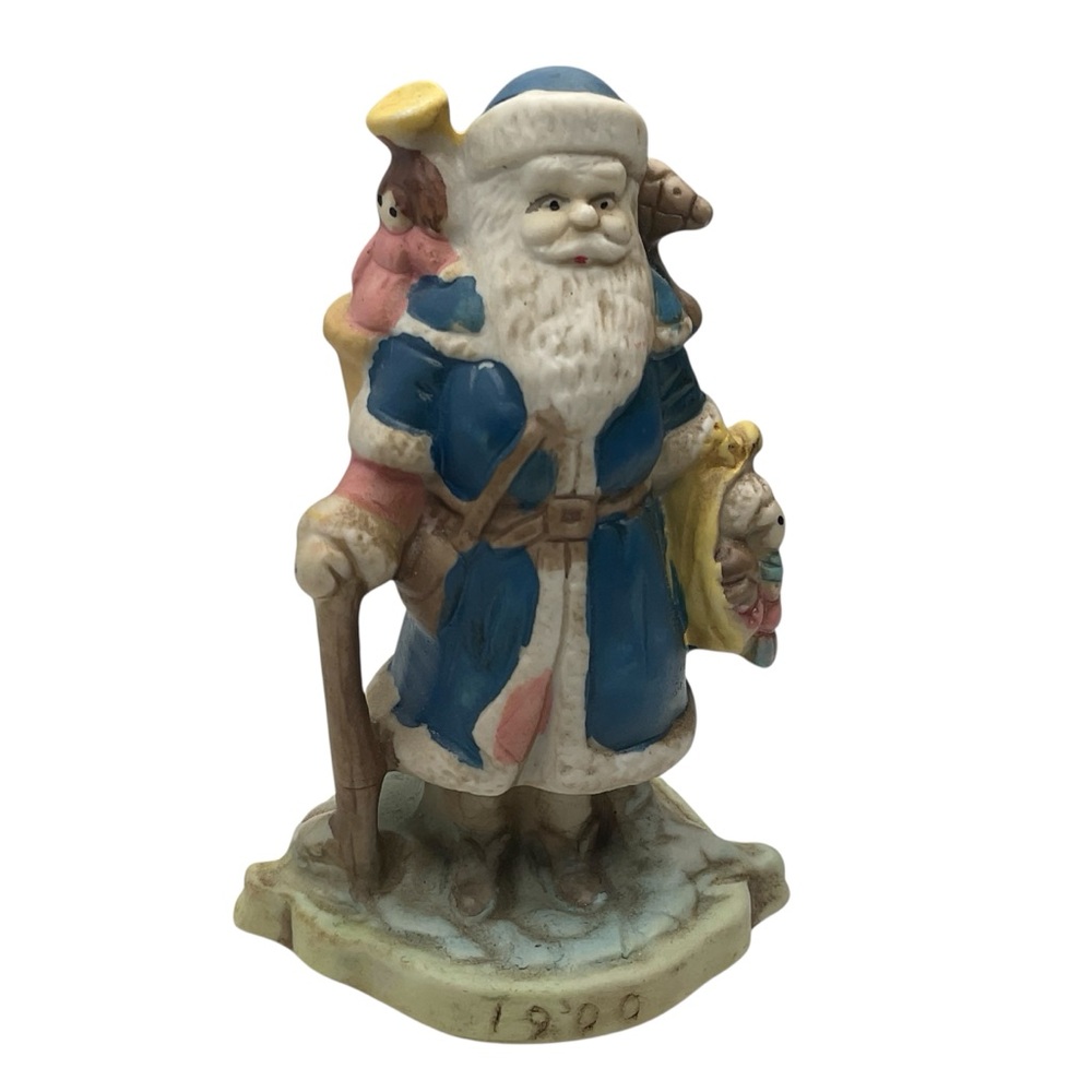 SANTA THROUGH THE YEARS The Victorian Santa 1900 Hand Painted Porcelain Figure